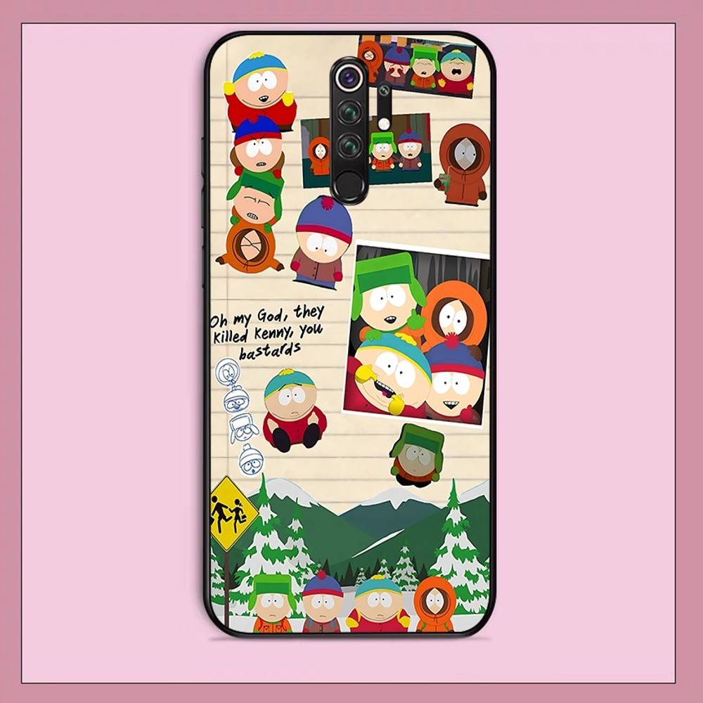 Cartoon Funny S-South-P-Park Phone Case For Redmi Note 4 X 5 A 6 7 8 T 9 9S 10 11 11S 11Epro Poco M3 Pro