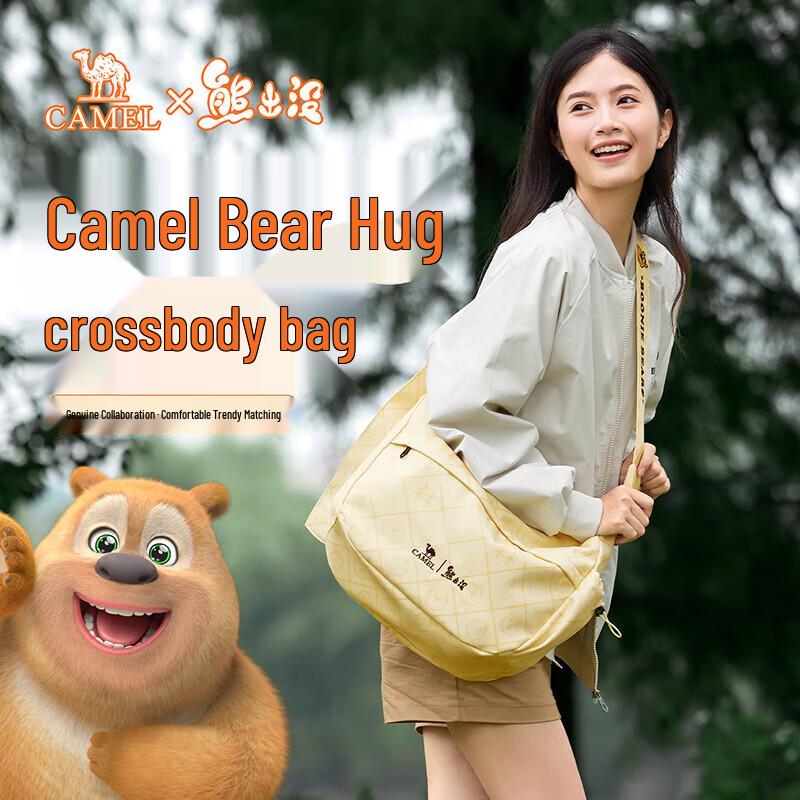 CAMEL Boonie Bears Collaboration Lightweight Women s Crossbody Bag 2340₽