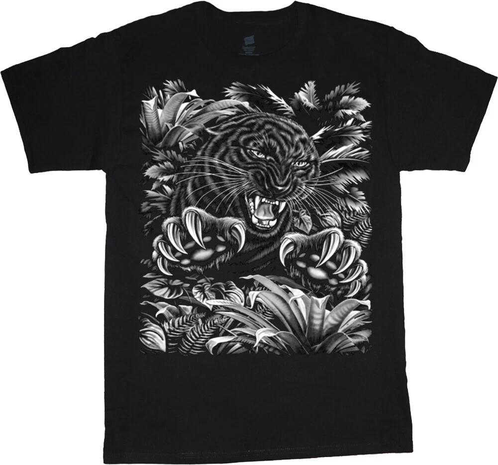 Mens Big and Tall T-shirts Black Panther Mens Graphic Tees Bigmen Clothing XXXL