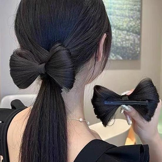 Beautifully Bow Hair Clip Smooth Elegant Hodeplagg