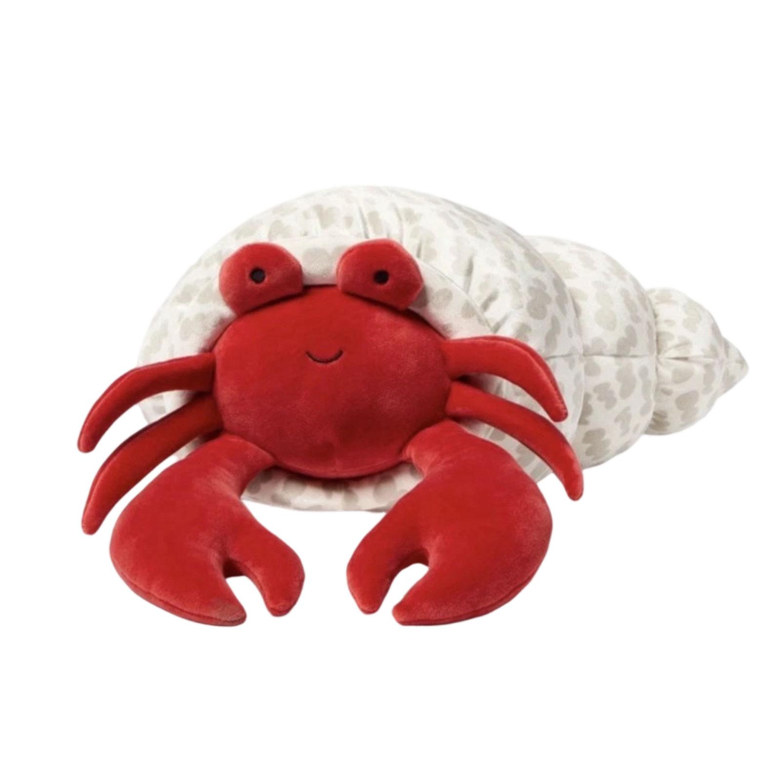 

Plush Hermit Crab Stuffed Animal Soft Weighted Toy with Shell Design for Sensory Comfort and Relaxation Support for Kids and Adults One Size