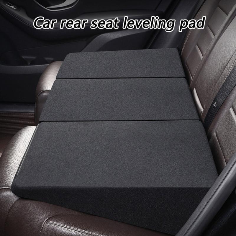 Fatigue Relief Leveling Pad Flattening The Car Rear Seats Car Seat Cushion With Removable Cover Fit Automotive Interior