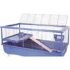 ZOLUX Cage grillagée rongeur surélevée pour cochon d'inde - 99 x 54 x 79 cm - Néolife - Bleu