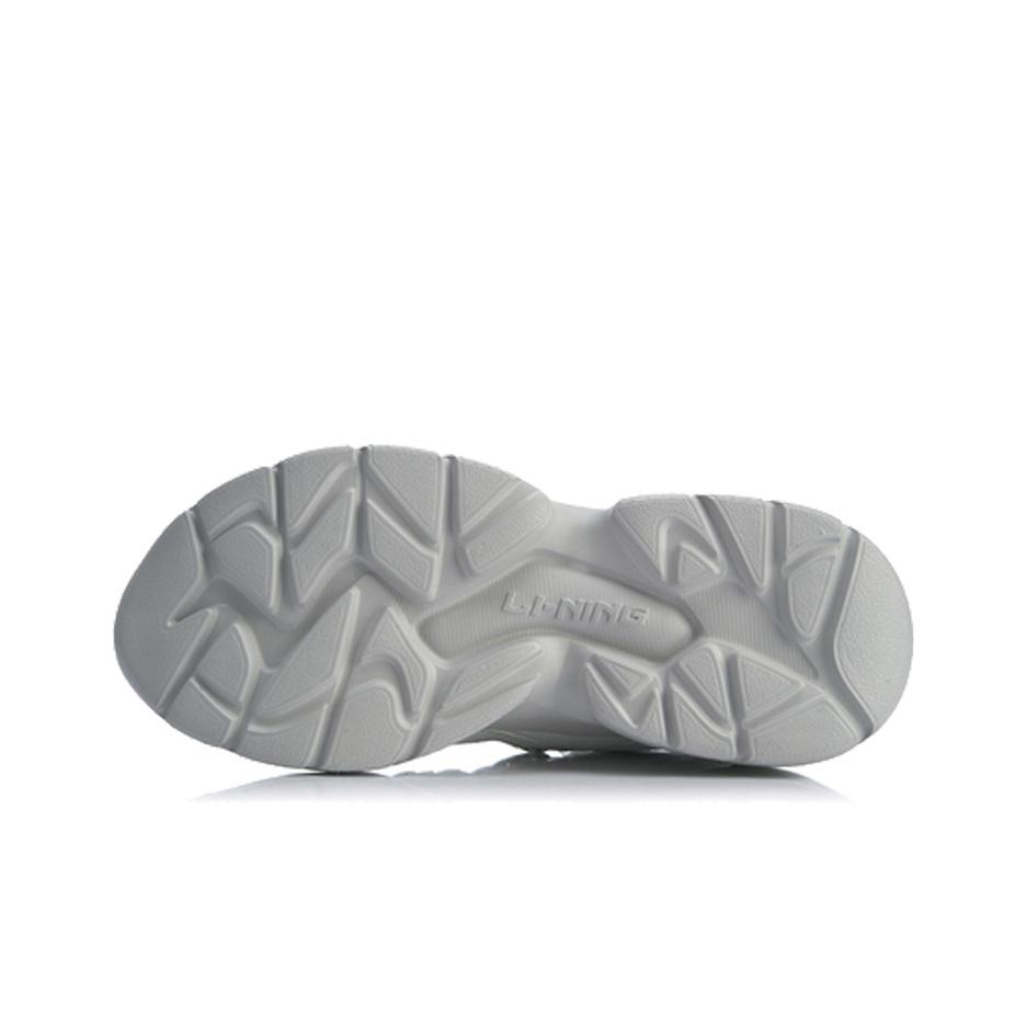 Li Ning Cang Lan Lightweight Trendy Casual Shoes Women Sneakers Frost-White AGLQ024-4