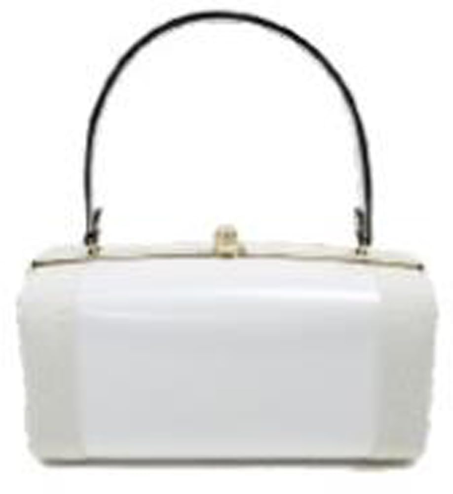 Ando Fluffy Plain Bag White SQ-2 Women's