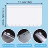 PU Ring Binder Budget Planner with Stickers - A6 Cash Envelope Notebook