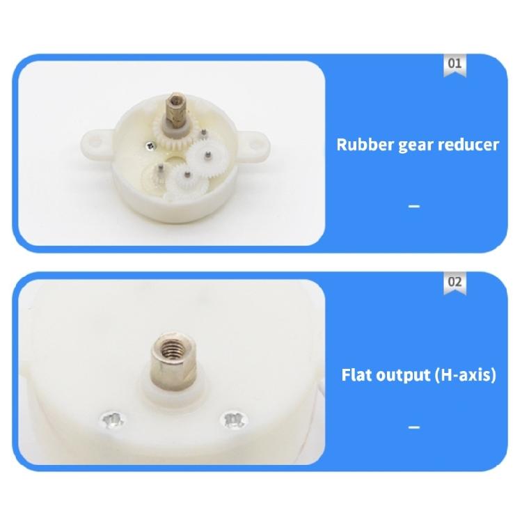 ABS Gear Box Motor Versatile Mini Gear Reduction Motor Low Noise ABS Motor for Automated Systems & Maintenance Tasks