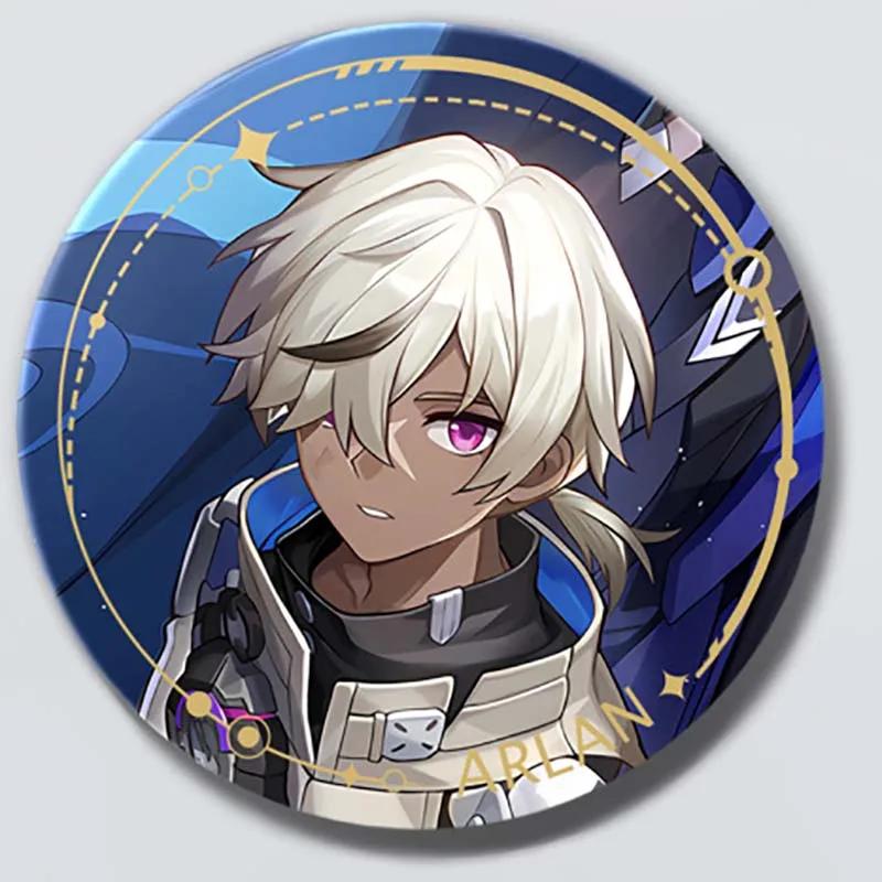 

Game Honkai Star Rail Brooch Pins Anime Badge Cosplay DR Ratio Argenti Acheron Himeko Accessories Aventurine Decoration Gifts