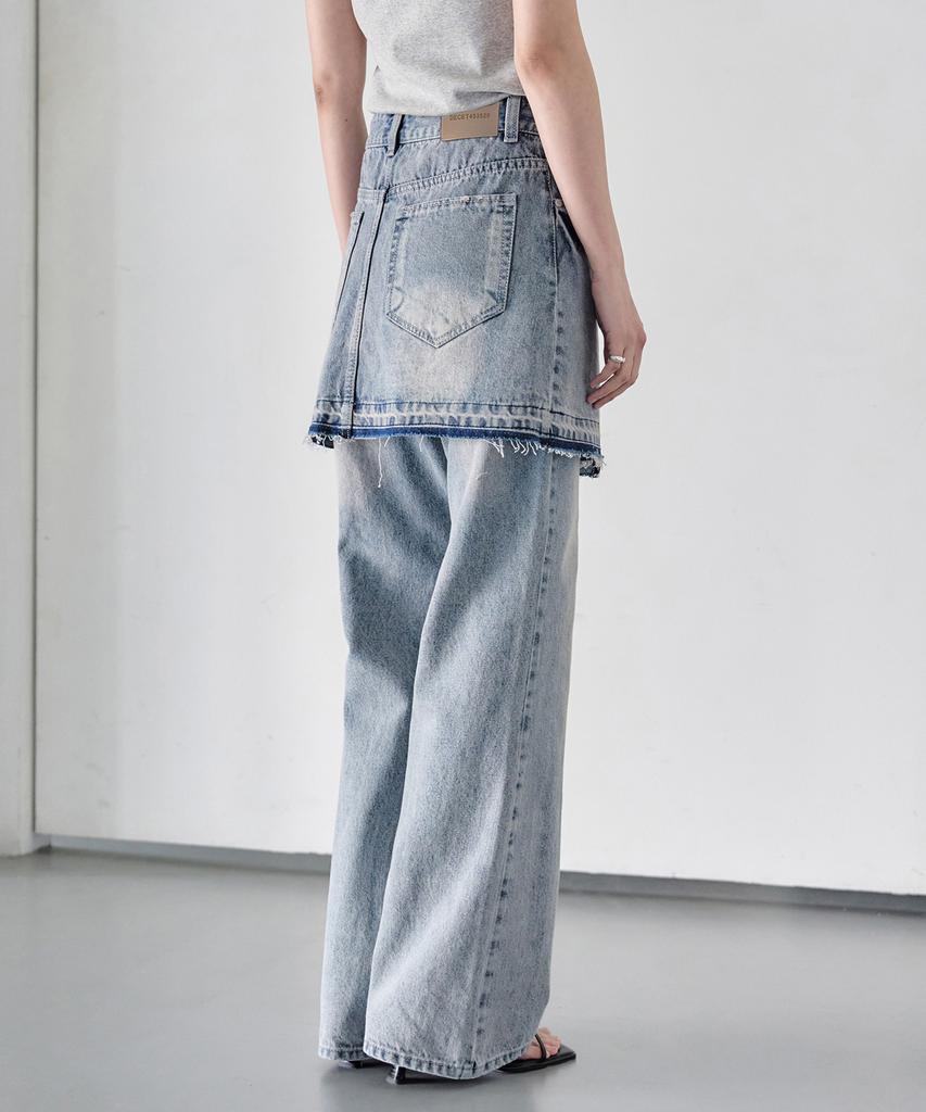 Deketeuumeon Wrap Skirt Dcsk005Lblue