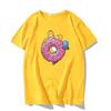 Fashion Disney Cartoon Simpson Oversized Tshirt Summer Blouses Ladies Unisex White Tees Tops Short Sleeve Blouses Women YK Tshirt