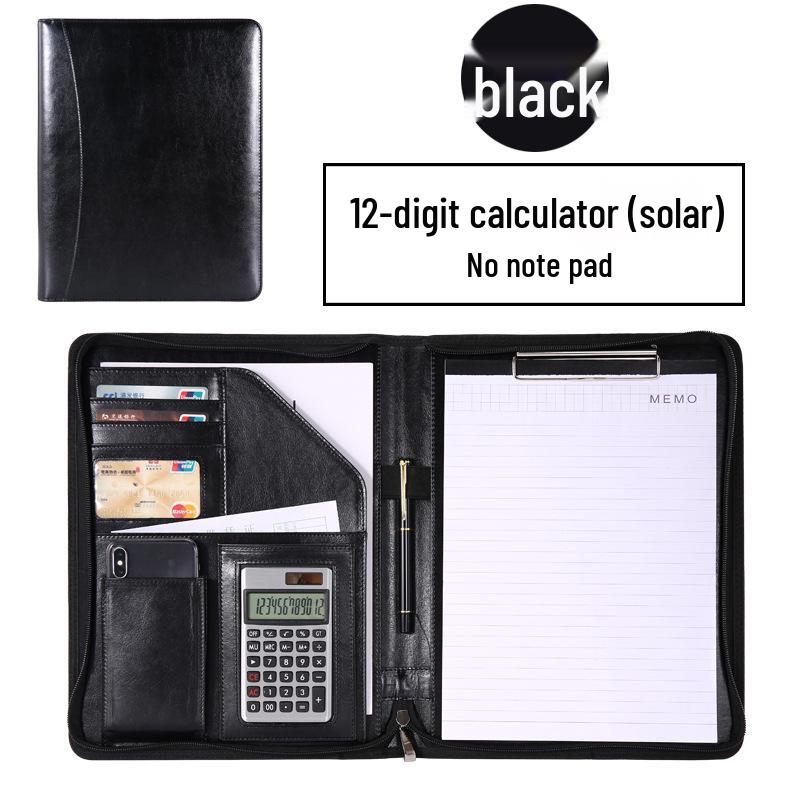 Manufacturer A4 Manager Zippered Business Ring Binder & Clipboard