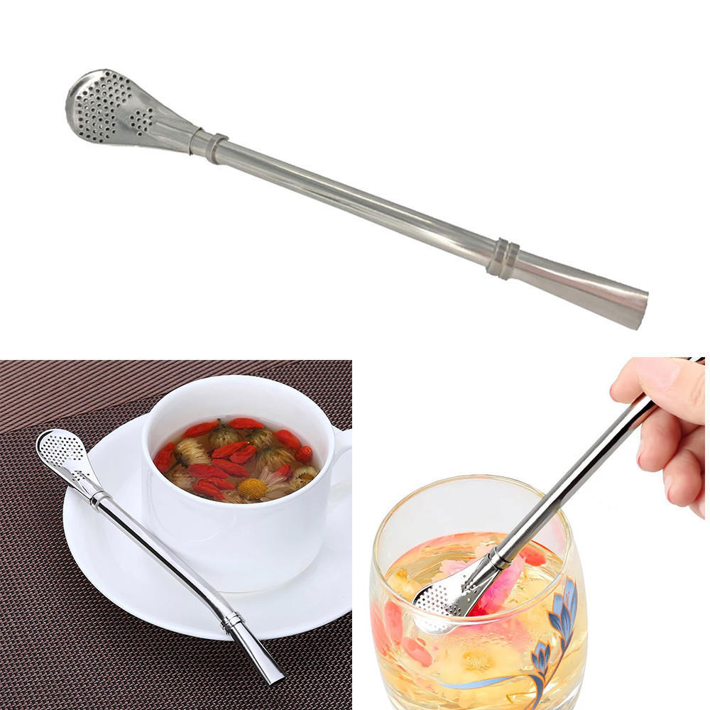 Sagit Pro Tea Stainless Steel Drinking Yerba Mate Straw Gourd Bombilla Filter Spoon