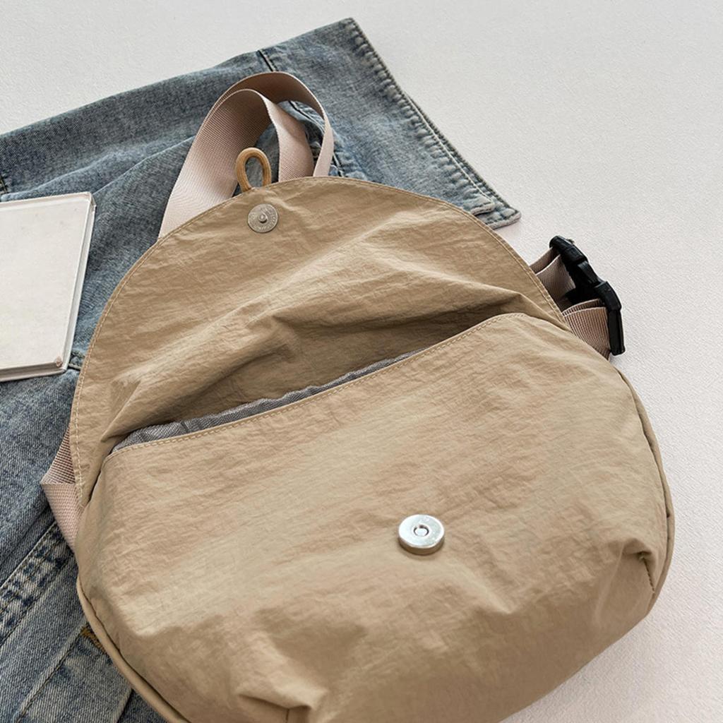 Nylon Fabric Shoulder Bag  High Capacity Women's Crossbody Messenger Pouch Leisure Versatile Shoulder Hobos Bag for Working