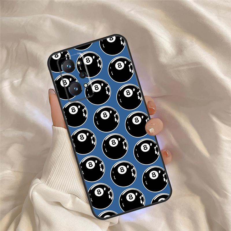 

Billiards Snooker 8 Ball Case For Realme C71 C55 C67 C51 C75 C63 C61 C65 C53 C35 11 12 13 14 Pro Plus GT6 GT7 15 Pro Realme C25 C25s