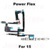 1pcs Power Volume Button Mute Switch Flex Cable for iPhone 15 16 Pro Max Plus Volume Button Control Cable Repair Part