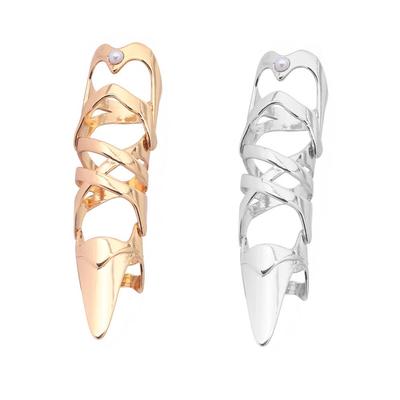 Punk-Stil Perlenring Tragbarer Nagelgelenk-Schutz Unisex Modeschmuck