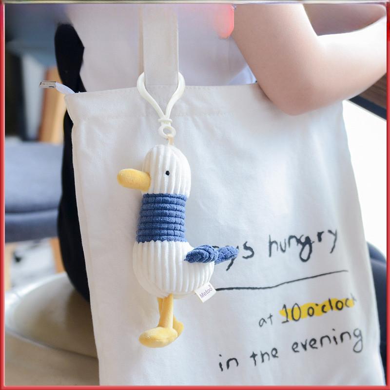 Genuine Metoo Plush Keychain Adorable Duck Figure Cute Animal Backpack Charm
