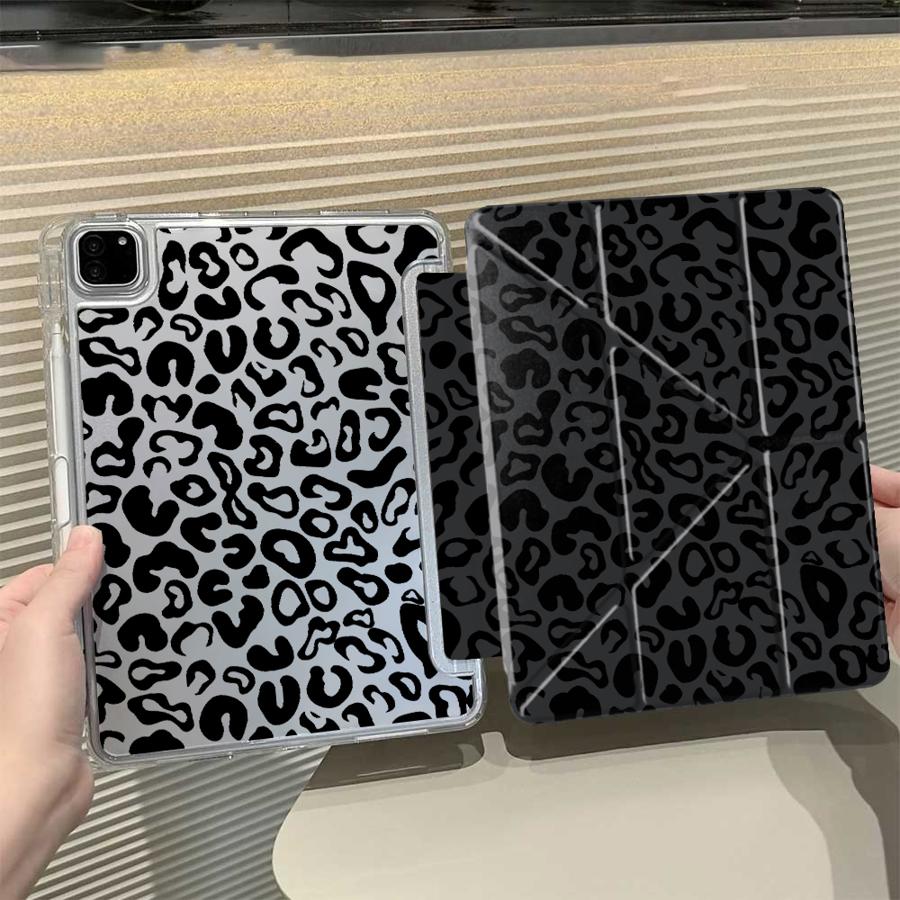 

Чохол для планшета з леопардовим принтом для iPad Pro 11-го 10-го 9-го 8-го 7-го 12,9 дюйма Mini 6 7 Pro 2025 Air 4 5 M3 M2 1 2 M4 11 дюймів Y-Fold iPad Pro 12.9 2022