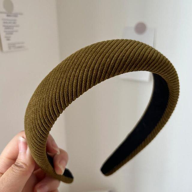 New Fashion Hair Hoop Hair Bands for Women Girls Solid Color Twilled Headbands Designer Wide Hairband Hair Accessories Headwear