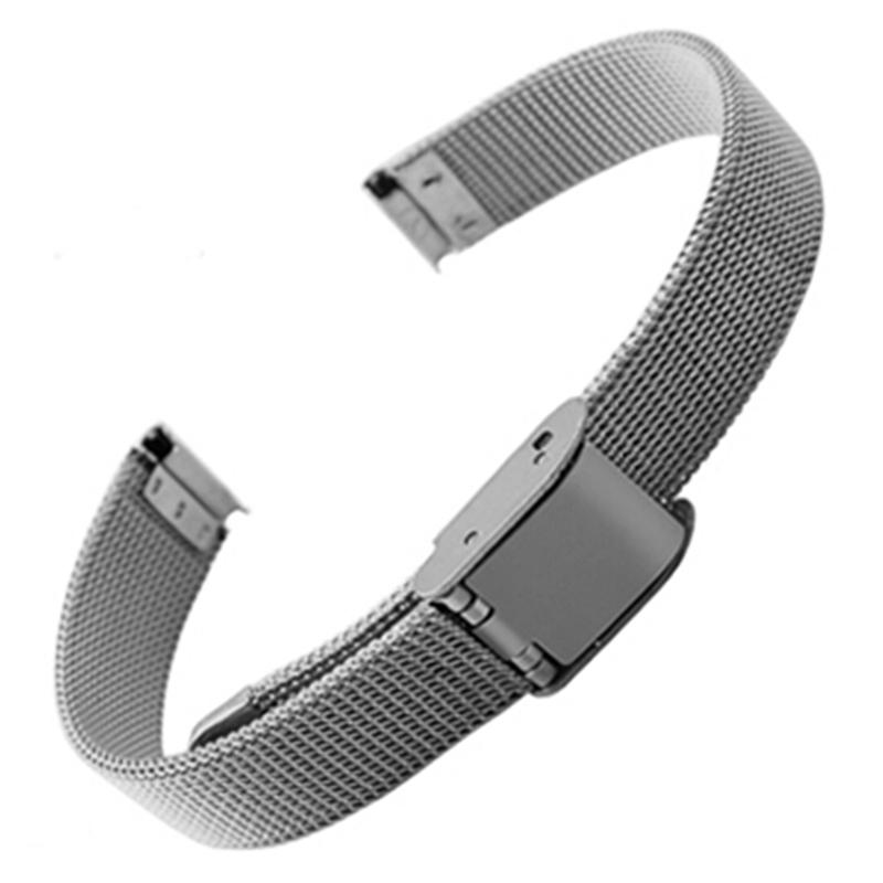 New Listing Milan Mesh Stainless Steel Strap for Huawei B2 B3 B5 b6 Talkband Belt Watchband Black Silver Rose Gold 15mm 16mm