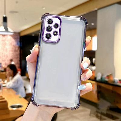 Stoßfeste Linsenhülle für Samsung Galaxy A22 A23 A24 A25 A26 A32 A33 A34 A35 A55 A36 A56 A52 A53 A54 A73 5G Beschichtete Silikonhülle