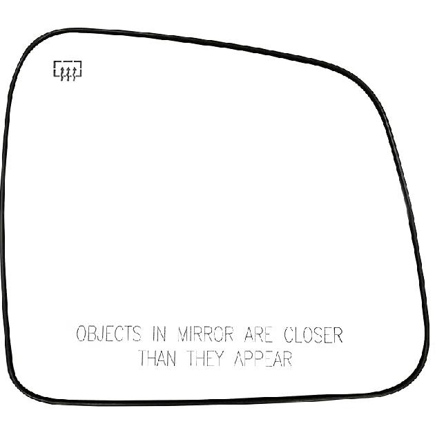 SCITOO Driver Side Mirror Glass For 2003-2007 For Cadillac Escalade, For Chevy Avalanche, Silverado Suburban Tahoe, For GMC Sierra Yukon Left Heat