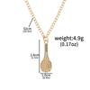 Bling Tennis Racket Diamond Necklace – Elegant Women's Pendant Accessory