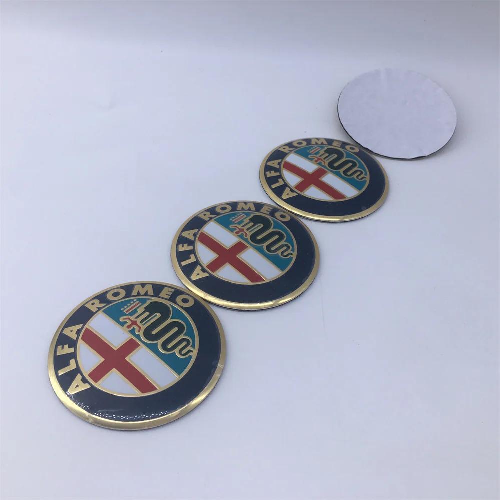 Pro Alfa Romeo 2026 Horká nálepka 20ks 40mm 50mm 56mm 60mm 6 barev Pro Alfa Romeo Giulia Giulietta MITO Stelvio GT Znak auta Kolo