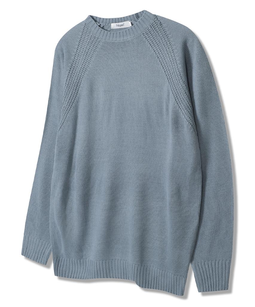 POLYGRAM Hazzi Raglan Round Knit - 6 Colors