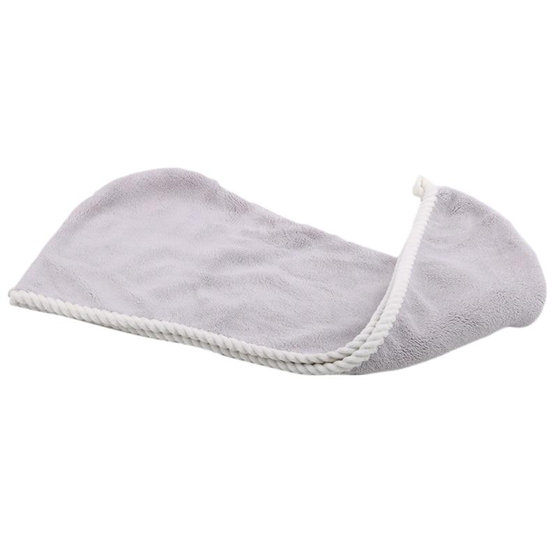 Turban 1Pc Shower Hair Drying Towels Durable Bathroom Solid For Women Hair Drying Cap