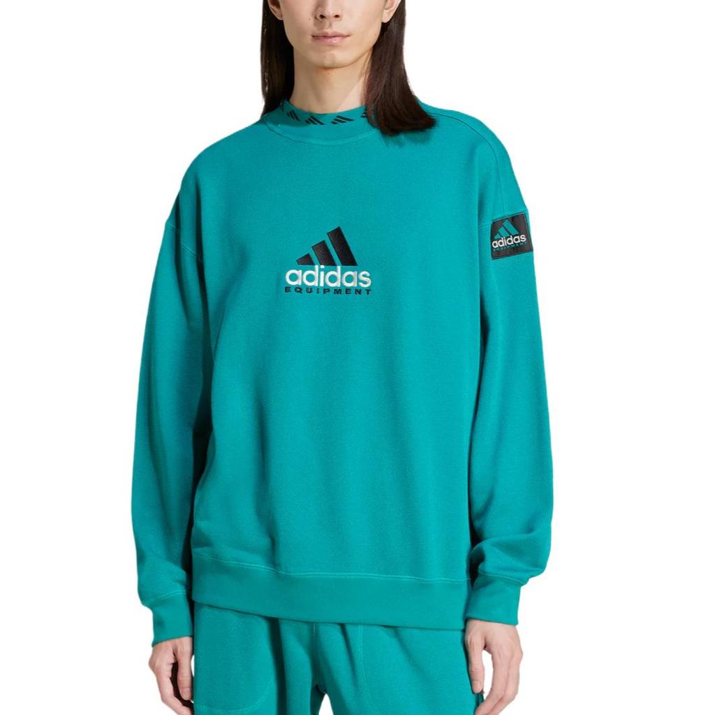Adidas Equipment Warm Comfortable Soft Delicate Crewneck Sweatshirt Unisex Sweatshirt Green JN7146