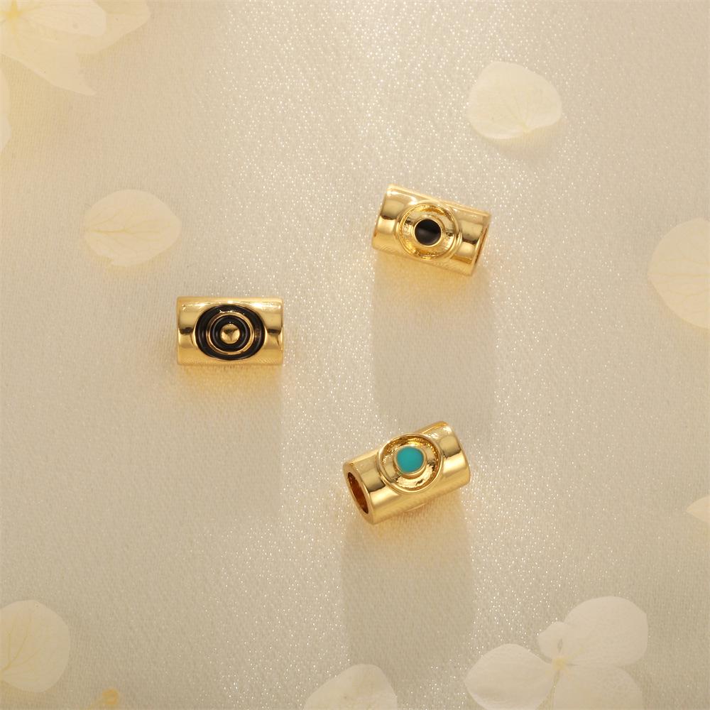 Colorful Enamel Devil's Eye Pendant Beads for Bracelets and Necklaces