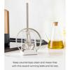 Yamazaki Ladle   Pot Lid Stand White Approx W10 D10 H15cm Tower Model 2248
