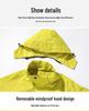 Unisex Lightweight Waterproof Hooded Jacket for Spring/Autumn - Thin, Casual, and Ideal for Cycling