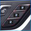 2/5/10Pcs Carbon Fiber Steering Wheel Car Logo Emblem 3D Stickers For BMW E34 E46 E39 E38 E90 E60 E36 F30 F30 F10 E92 E38 E91 G30 G38 M3 M5