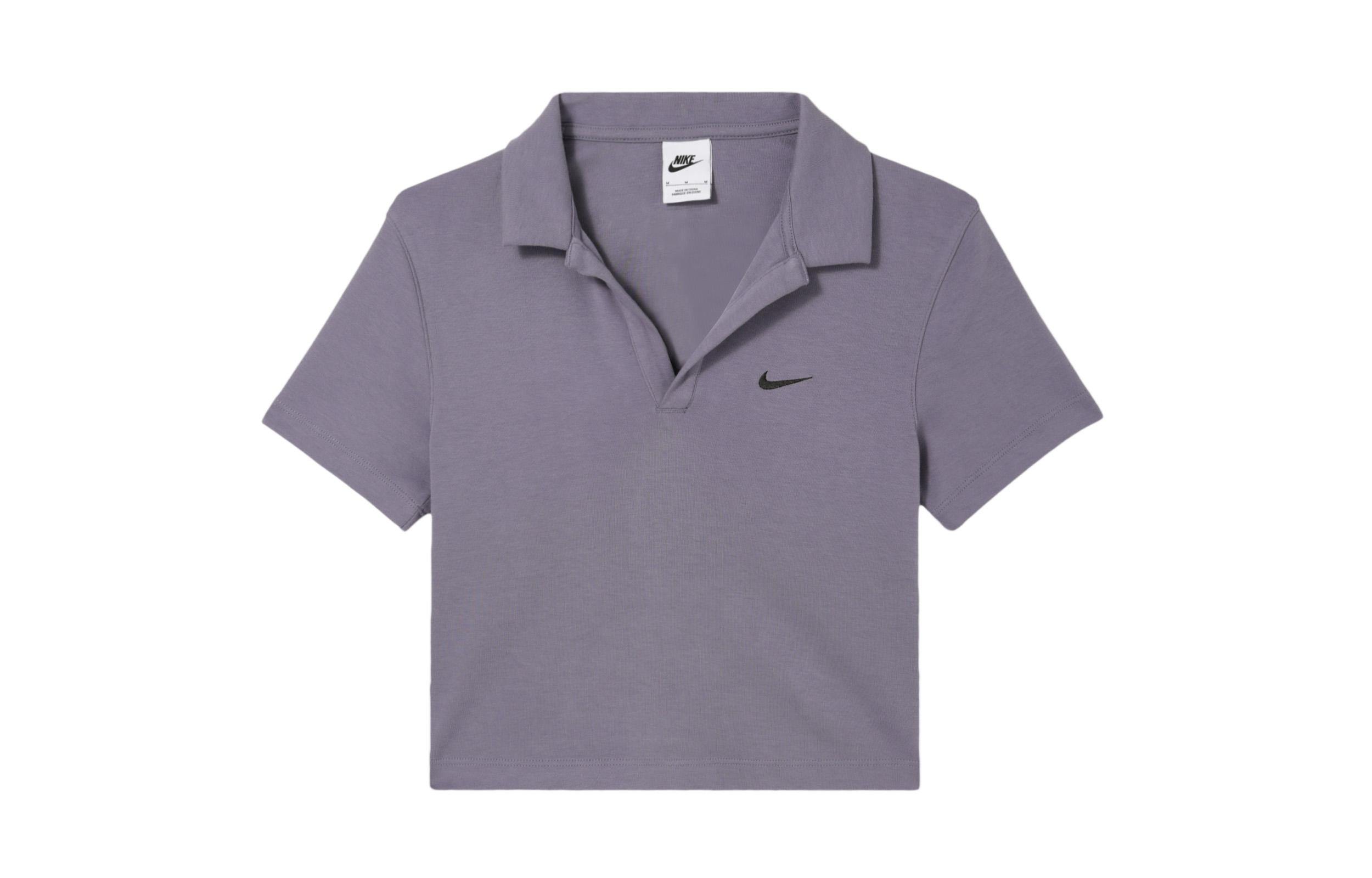 Nike Sportswear Essentials Polo Shirt Women s Purple DV7885-509 XS