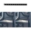 Real Soft Carbon Fiber Car Gear Shift Control Panel 2/4WD Switch Button Dashboard Trim Sticker Compatible with Dodge Ram 1500/2500/3500