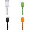 Nylon Braided Charging Cable For Smartphones With Fast Data Transfer For Travel And Daily Use