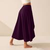 Women's Solid Color High Waist Temperament Elegant Slit Long Skirt Fashionable Slim Popular Skirt
