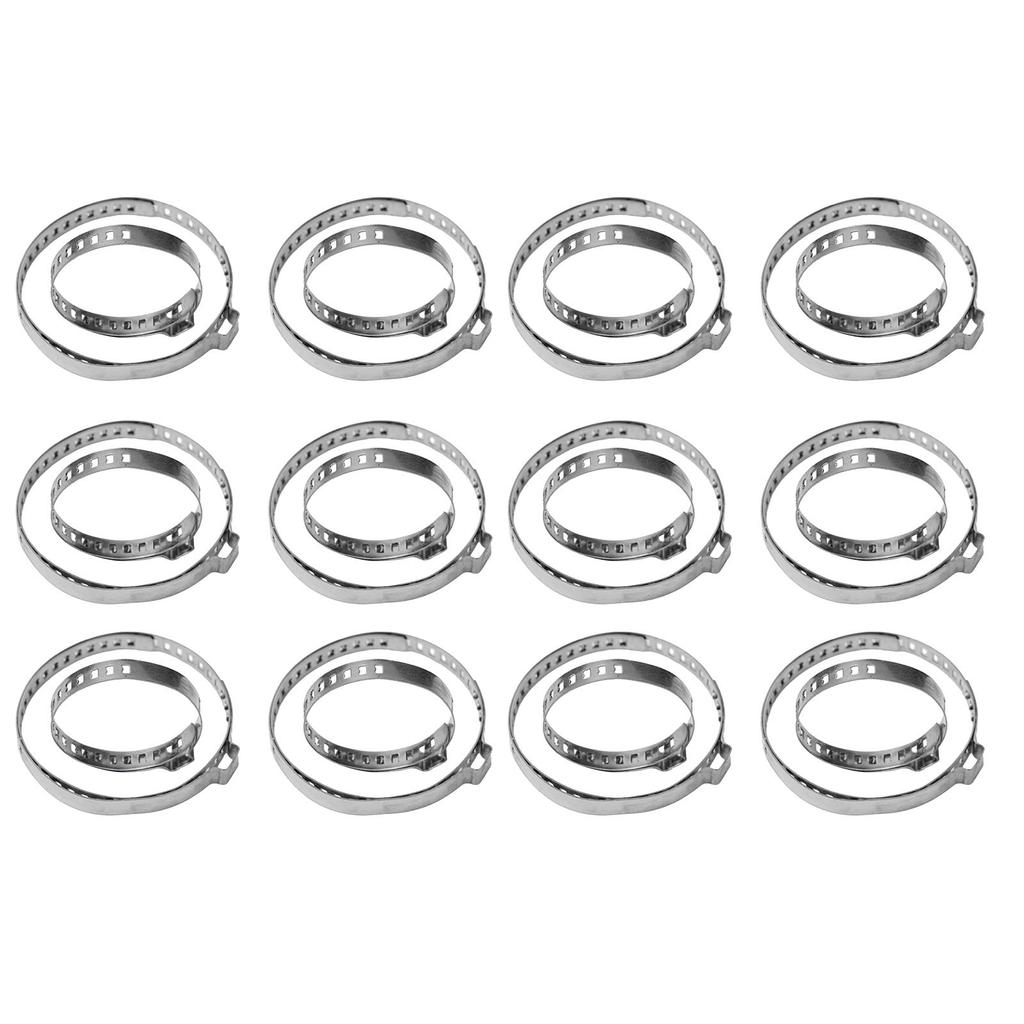 24pcs CV Boot Clamp 8mm Width Adjustable Axle Clip Drive Shaft