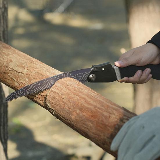 Venkovní ruční pila ostré zuby kempování backpacking turistika mini skládací pilka přenosné dřevoobráběcí ruční nářadí nástroje na řezání dřeva