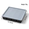 Thickened Silicone Ice Cube Tray with Lid - Easy Demold, Food Grade, Ideal for Baby Food & Large Ice Cubes