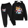 Kids Autumn Winter Clothes Hoodie Cartoon Long Sleeves Sportswear Coat+Pants 2P Boy Girl Toddler 3-12Yrs Leisure Top Fashion Set