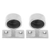 2PCS Stanchion Hand Rail Fitting 316 Stainless Steel Mirror Polishing Rustproof for Boat Yacht Marine 22mm 7 8in