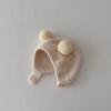New Autumn and Winter Baby Ear Protection Hat, Warm and Cold Proof Hat, Comfortable Baby Double Ball Soft and Sticky Toe Cap