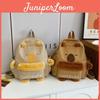 Cartoon Capybara Plush Backpack For Kids With Large Capacity And Light Load For Daily Use