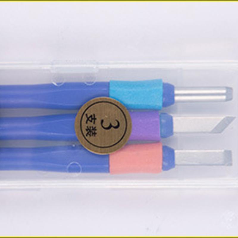 

Plastic Handle Sculpture Knife Set Handmade Rubber Carving Seal Special Carving Knife Printmaking Sculpture Knife Carving Tools