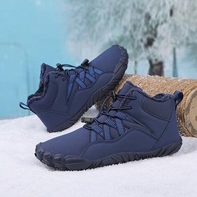 Outdoor New High-top Snow Boots Winter Piled and Thickened Anti-splashing, Non-slip and Cold-proof Couple Cotton Shoes