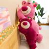 Kawaii Strawberry Bear Plush Toys Cute Lying Strawberry Bear Stuffed Dolls Cartoon Animal Sleep Pillow Birthday Gift Home Decor