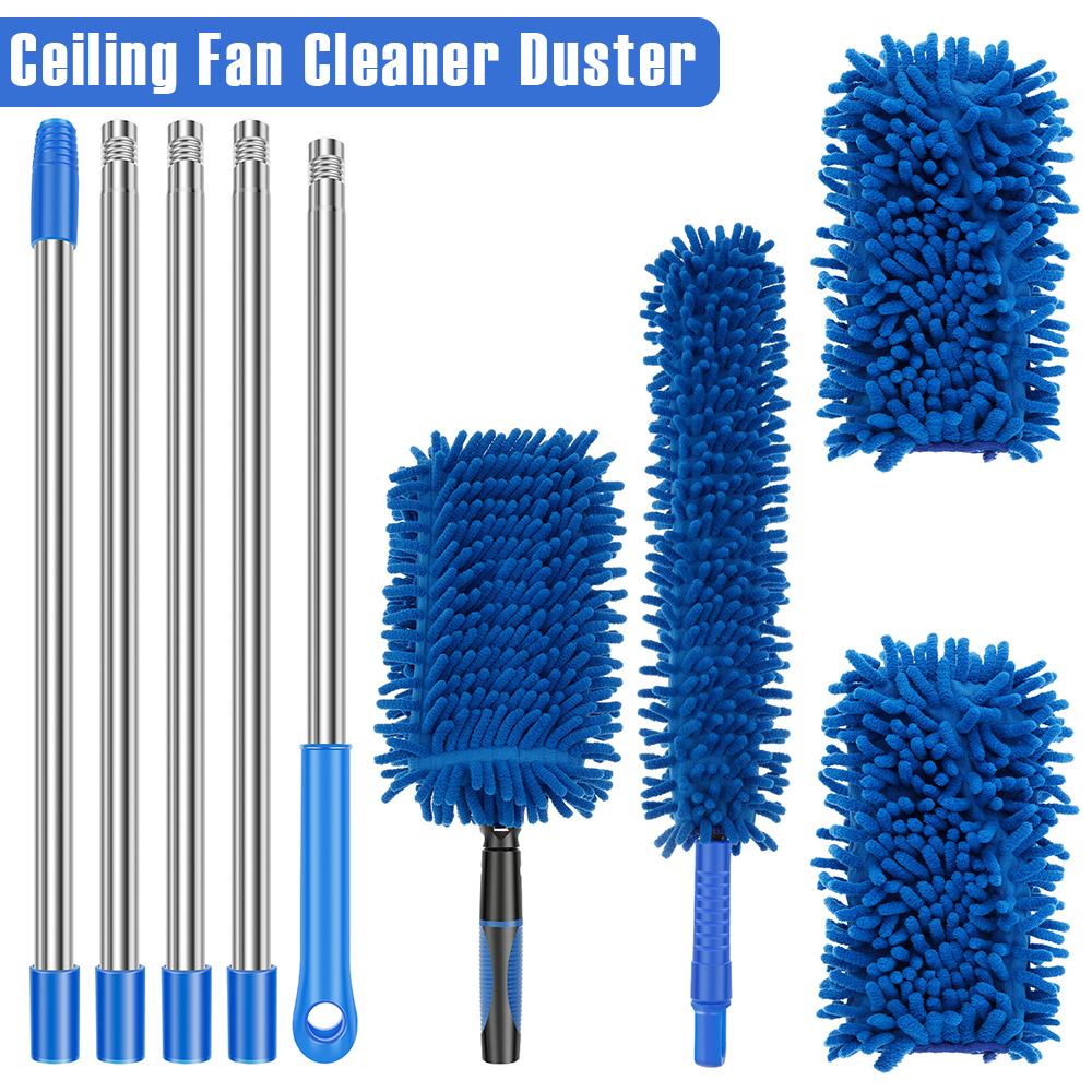 Ceiling Fan Cleaner Duster Bendable Home Cleaning Tool Reusable Flexible Car Duster for Household Appliances Blinds Bookshelves